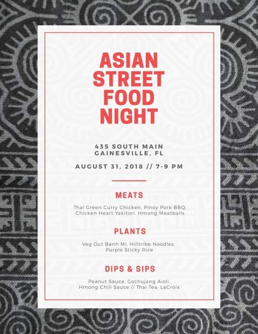 Asian Street Food Night